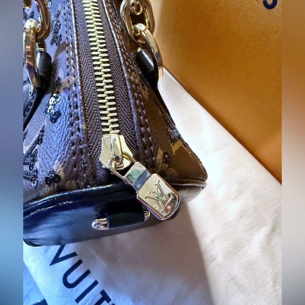 NWT Louis Vuitton Speedy Sequins Bandouliere 20 Ski Collection Limited Edition - Picture 10 of 17